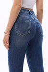 HIGH RISE SLIM FLARE DENIM JEANS OSF1139