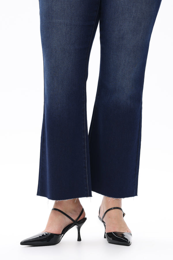 Sleek Americana High-Rise Bootcut Jeans