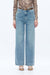 HIGH WAIST WIDE LEG STRETCHY DENIM JEANS OSW8013 RETRO LIGHT BLUE