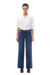 Effortless Mid Rise Wide Leg Jeans