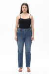 Heritage Mid Rise Straight Jeans