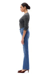Western-Inspired Mid Rise Bootcut Jeans