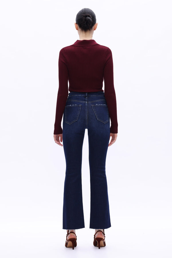 HIGH RISE BOOTCUT DENIM JEANSOSF1137