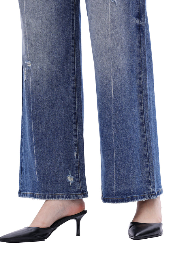 Rebellious Low Rise Wide Leg Jeans