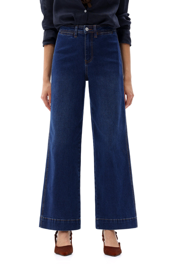 HIGH RISE WIDE LEG RELAXED JEANS OSW8016EC