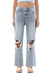 Edgy 90s High-Rise Straight Jeans