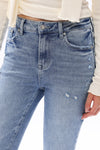 HIGH RISE STRAIGHT LEG DENIM JEANS OST5027