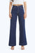 HIGH WAIST WIDE LEG JEANS OSW032-N DARK BLUE