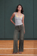 ONESO Effortless Mid Rise Wide Leg Jeans