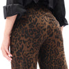 HIGH RISE RELAXED STRAIGHT LEOPARD PRINT PANTS OST5028 COFFEE