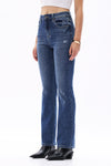 HIGH RISE SLIM FLARE DENIM JEANS OSF1139