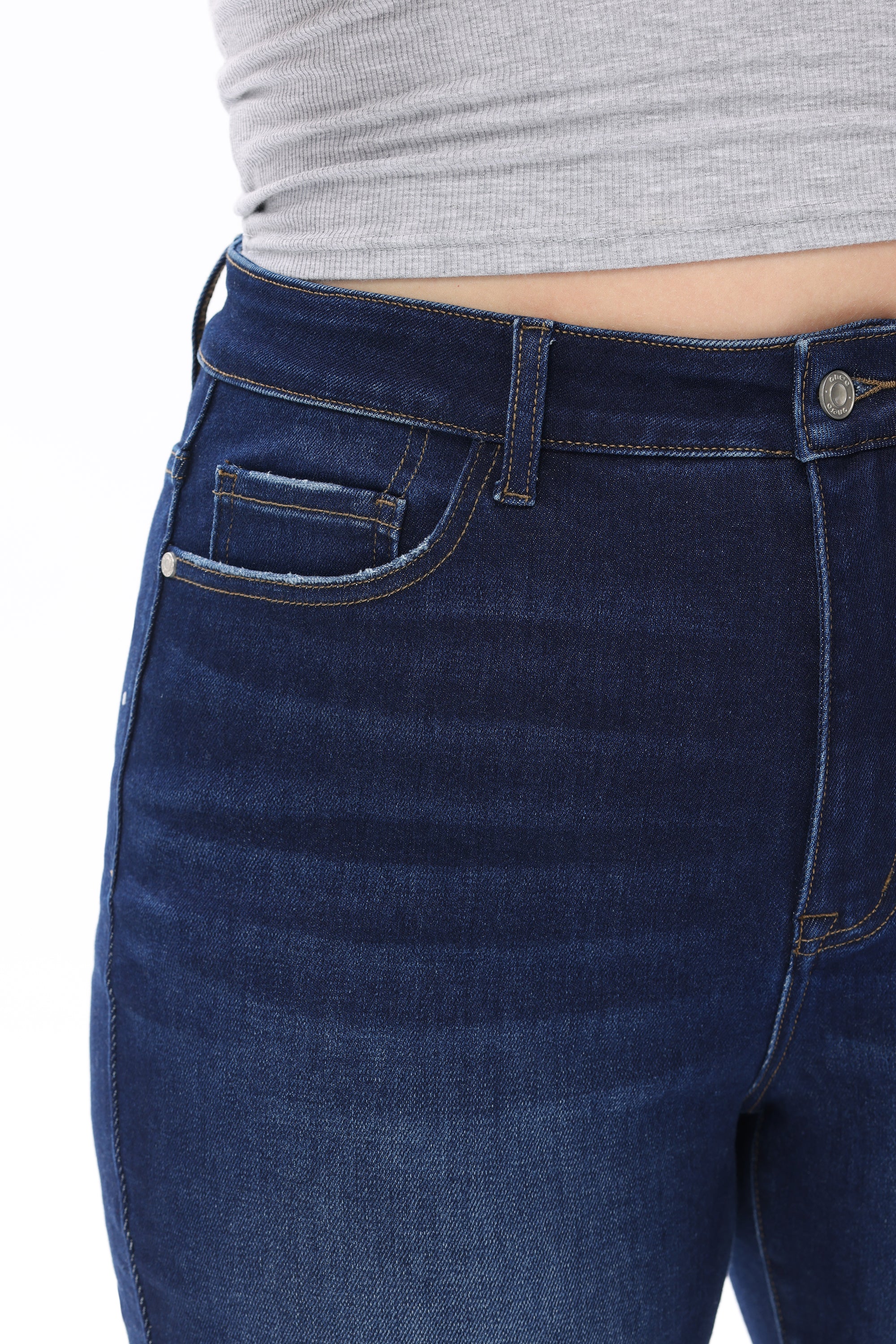 Sleek Americana High Rise Bootcut Jeans