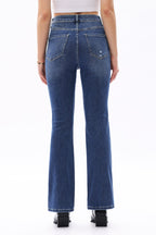 Sophisticated High-Rise Bootcut Jeans