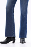 HIGH RISE SLIM FLARE DENIM JEANS OSF1139