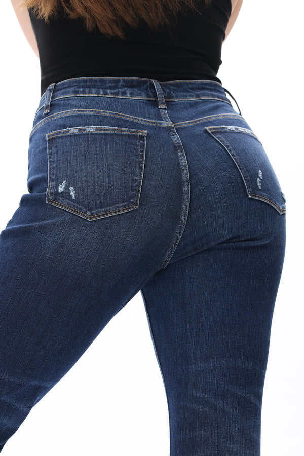 Heritage Mid Rise Straight Jeans