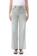 ONESO Effortless Mid Rise Wide Leg Jeans