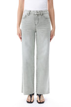 ONESO Effortless Mid Rise Wide Leg Jeans
