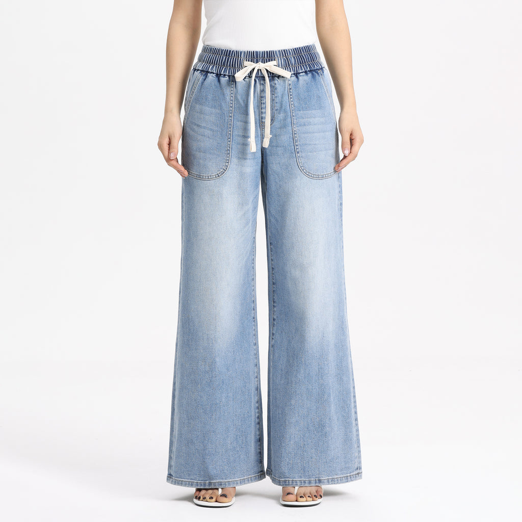 Vintage High Rise Wide Leg Jeans