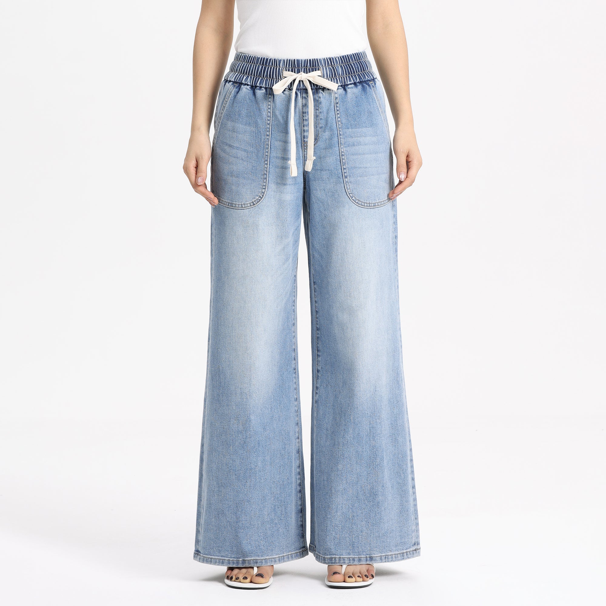 Vintage High Rise Wide Leg Jeans