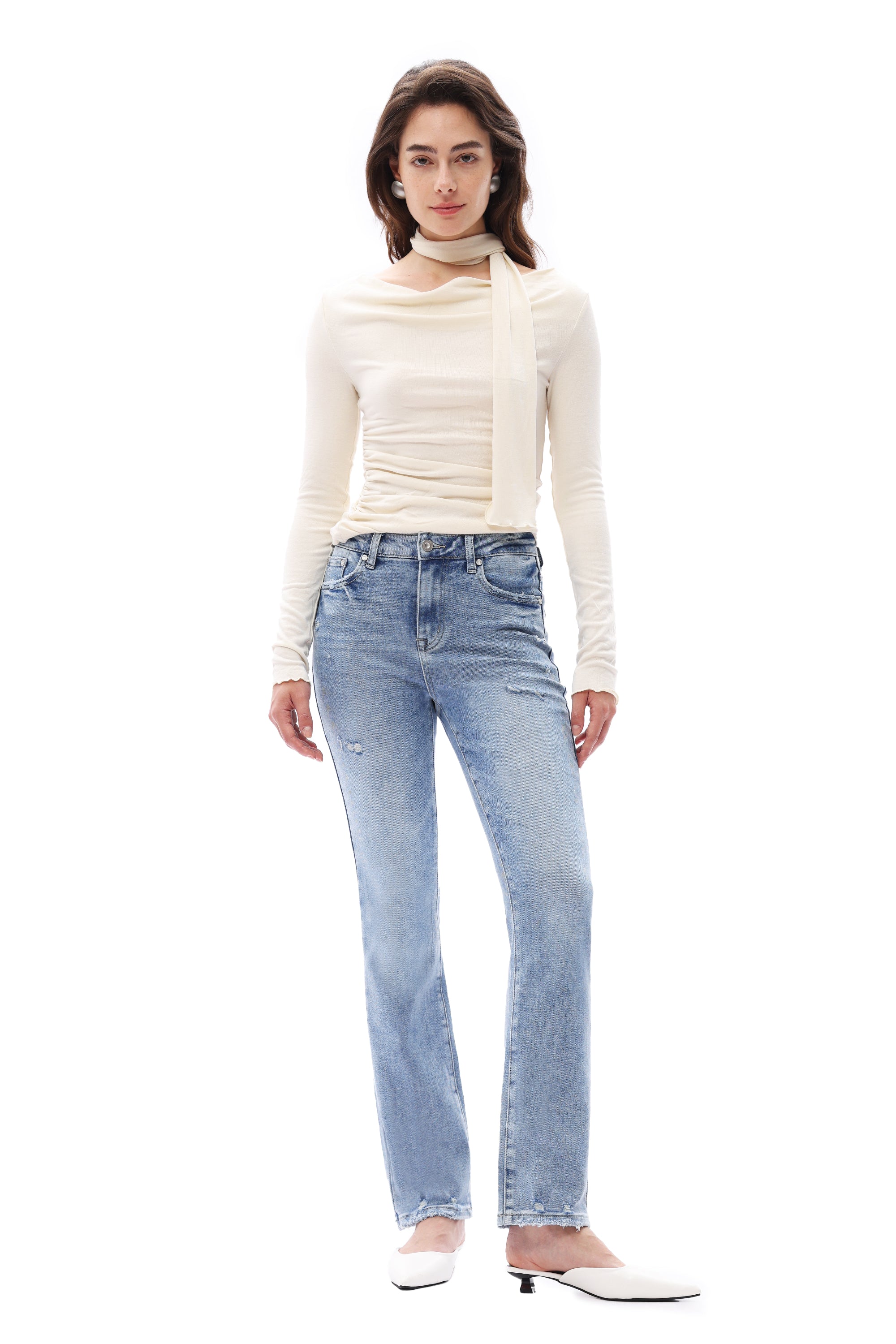 90s High Rise Straight Jeans