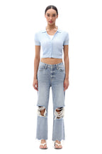Edgy 90s High Rise Straight Jeans