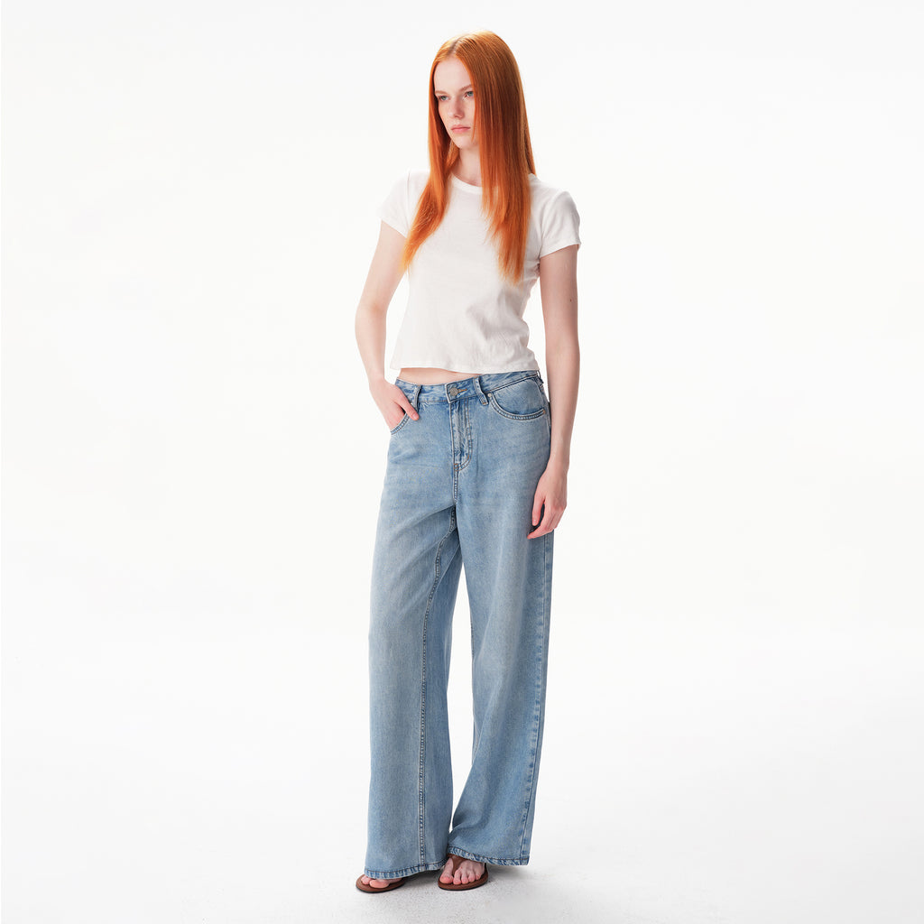 ONESO Effortless High Rise Wide Leg Jeans
