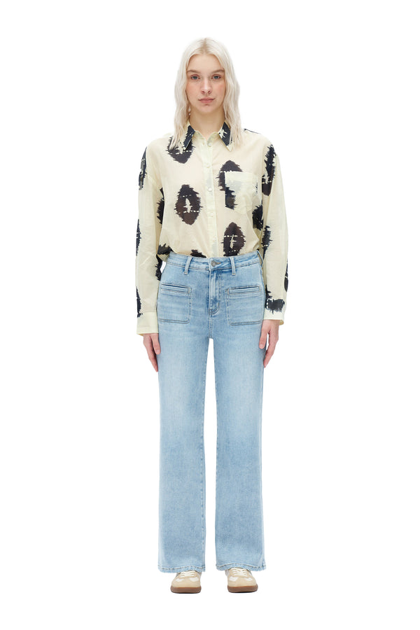 Functional High Rise Straight Jeans