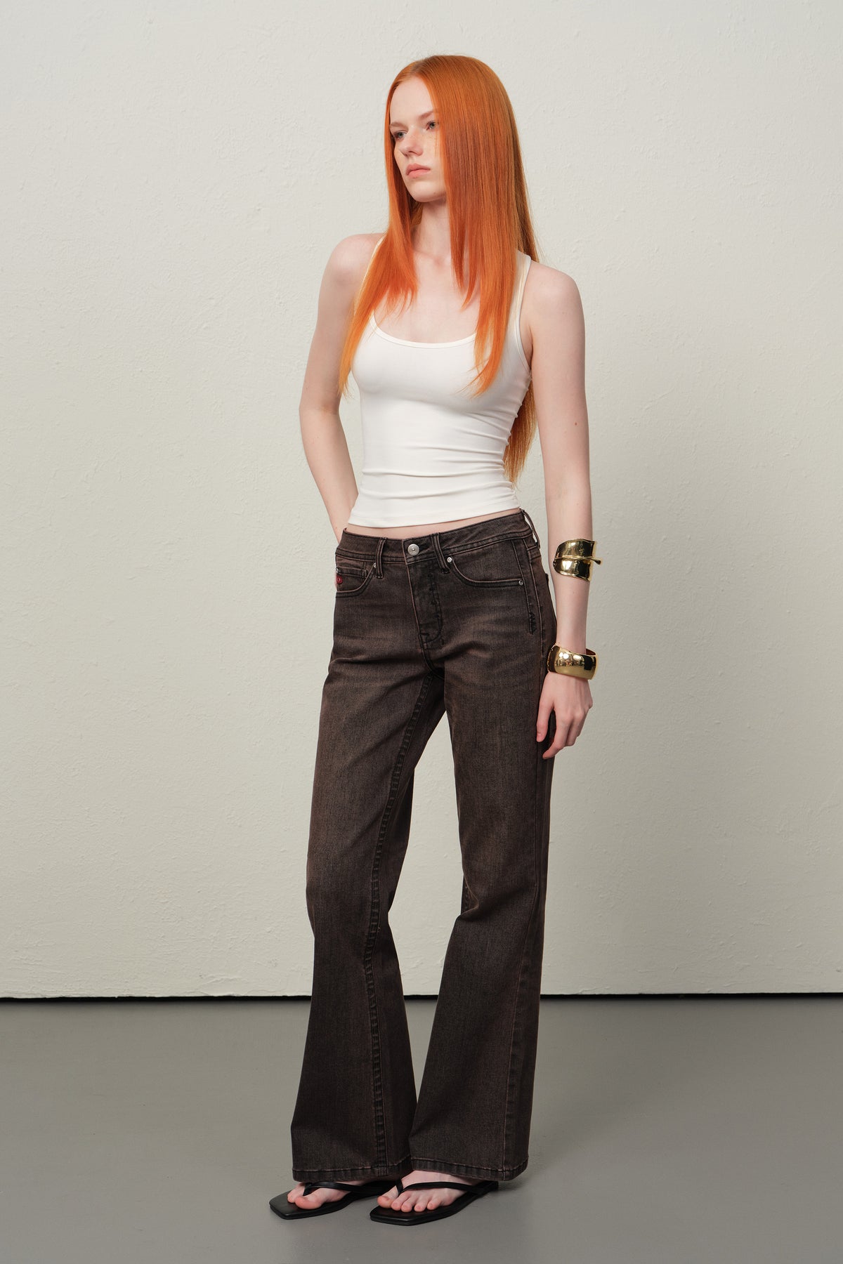ONESO Modern Vintage Mid Rise Bootcut Jeans