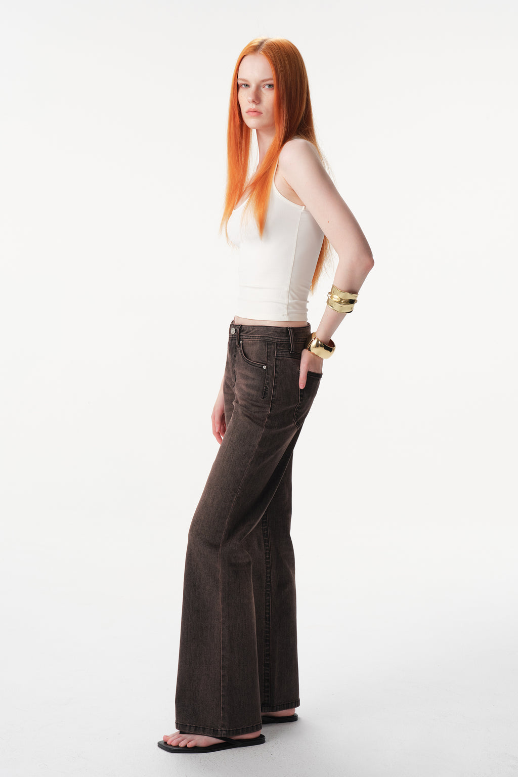ONESO Modern Vintage Mid Rise Bootcut Jeans