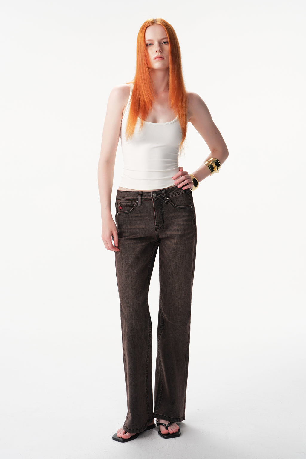 ONESO Modern Vintage Mid Rise Bootcut Jeans