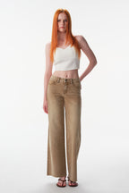 ONESO Effortless Mid Rise Wide Leg Jeans
