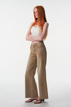 ONESO Effortless Mid Rise Wide Leg Jeans