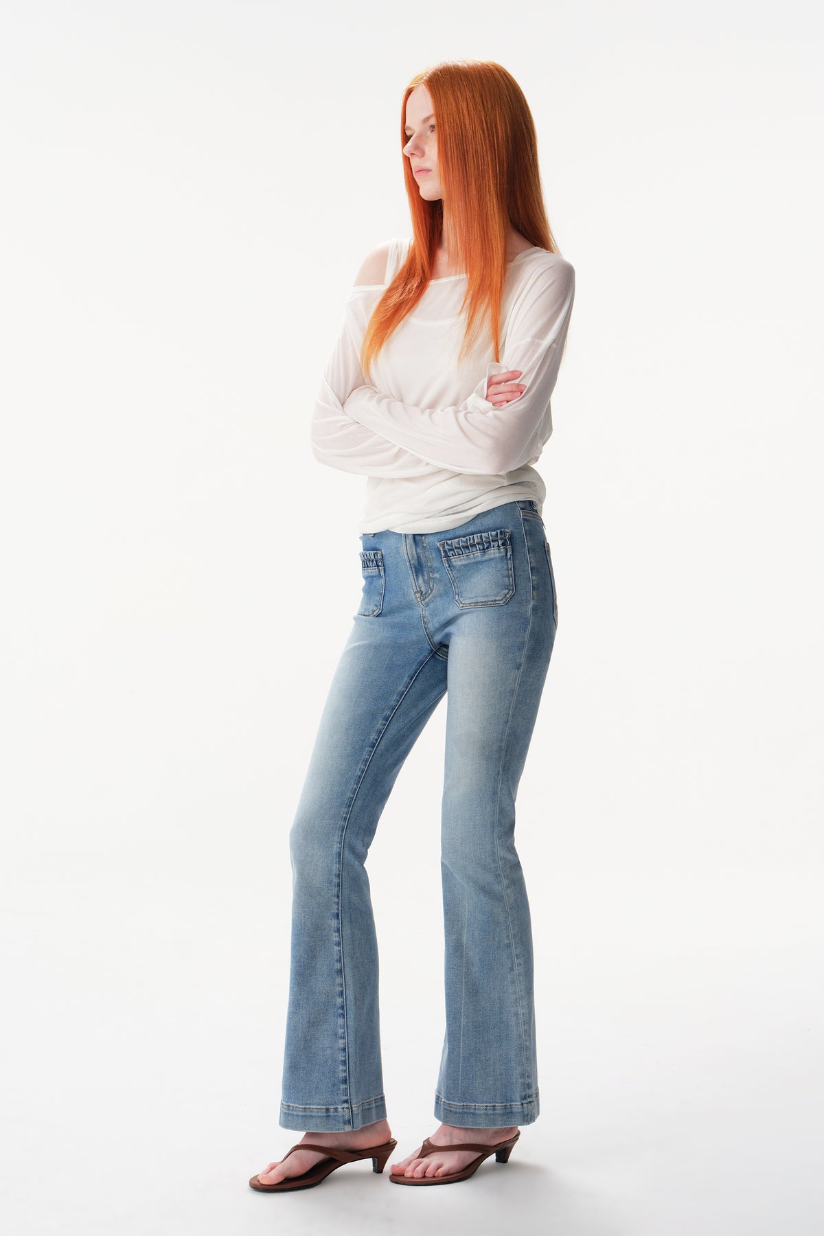 ONESO Vintage High Rise Bootcut Jeans