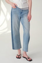 ONESO Edgy High Rise Barrel Jeans