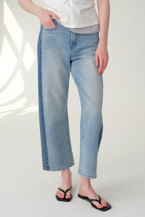 ONESO Edgy High Rise Barrel Jeans