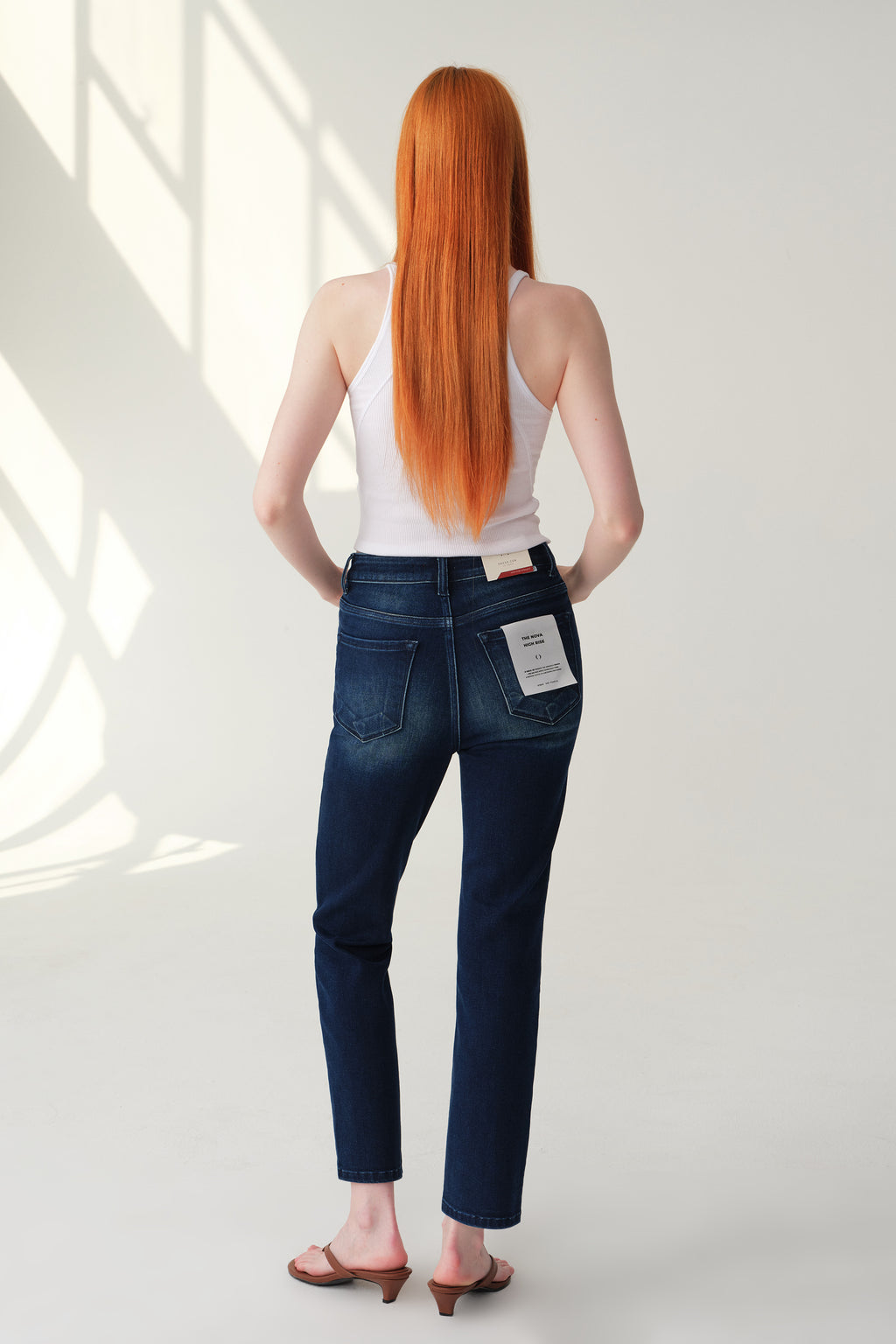 ONESO High Rise Classic Straight Jeans