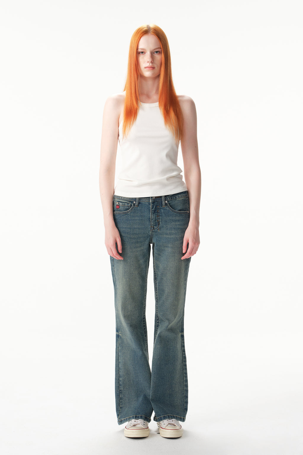 ONESO Modern Vintage Mid Rise Bootcut Jeans