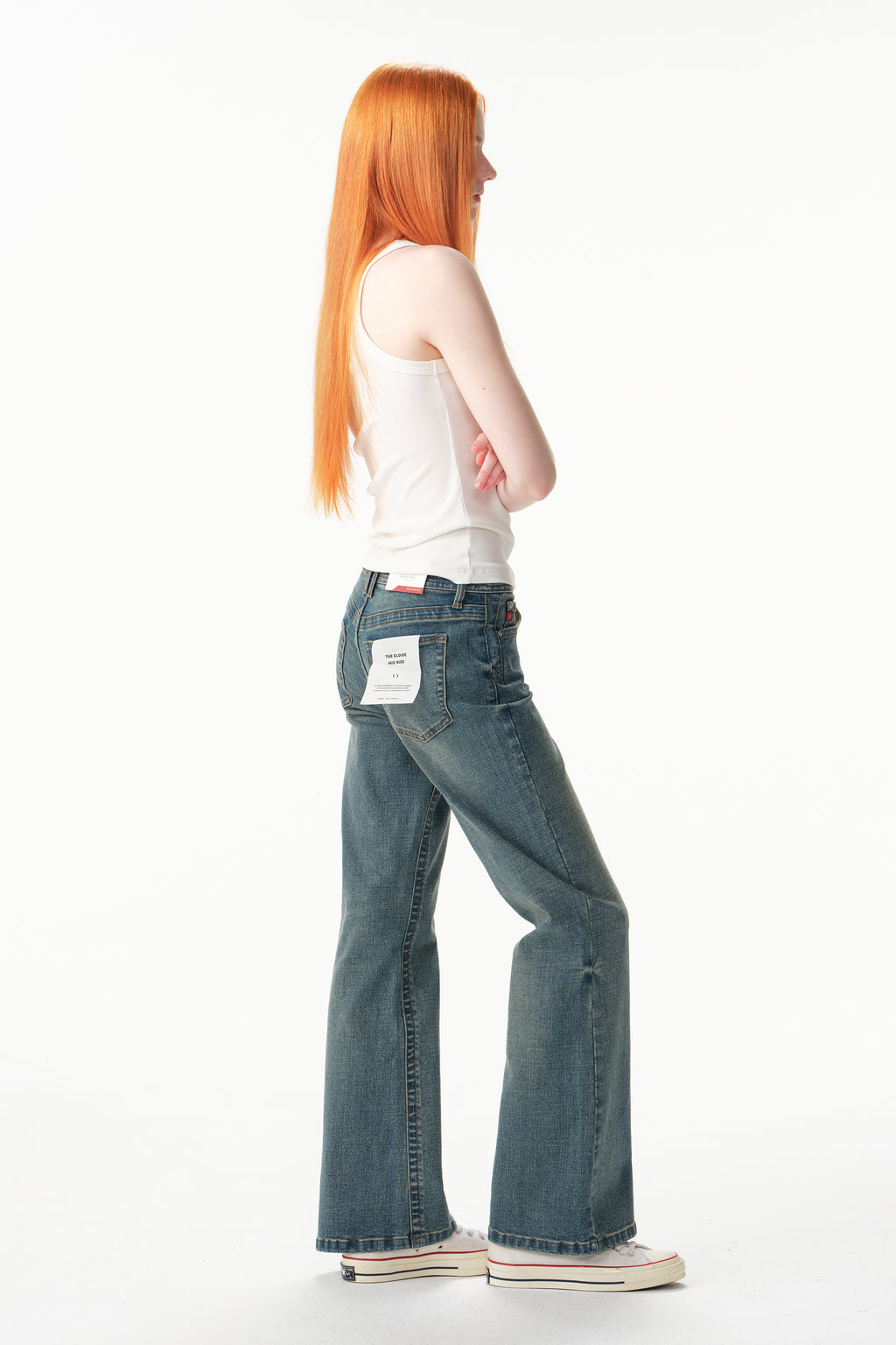 ONESO Modern Vintage Mid Rise Bootcut Jeans