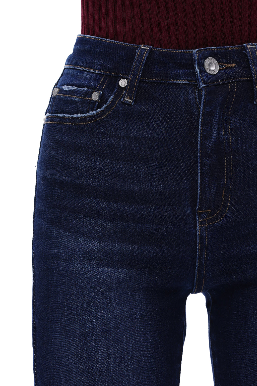 Sleek Americana High Rise Bootcut Jeans