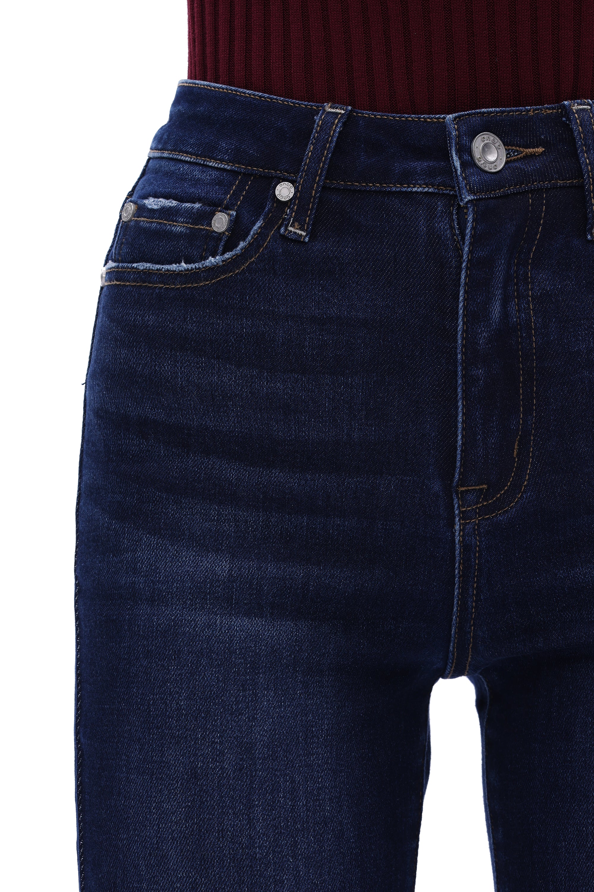 Sleek Americana High Rise Bootcut Jeans