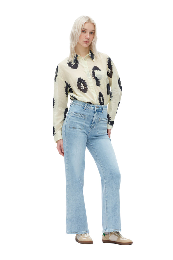 Functional High Rise Straight Jeans