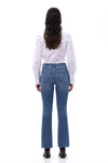 Tailored Mid Rise Bootcut Jeans
