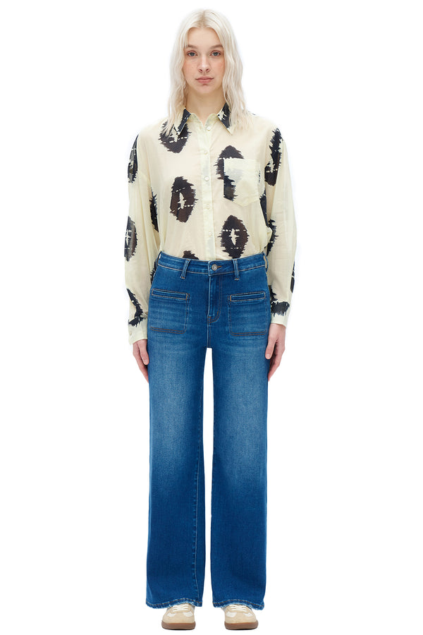 Functional High Rise Straight Jeans