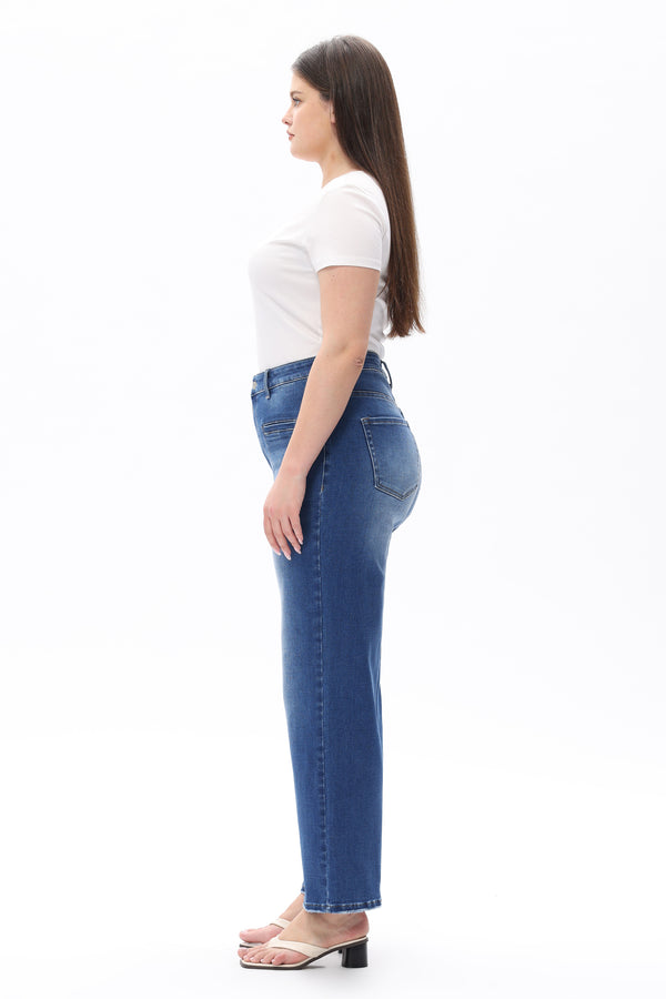 Functional High Rise Straight Jeans
