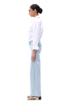 Effortless Coastal Mid Rise Wide Leg Jeans