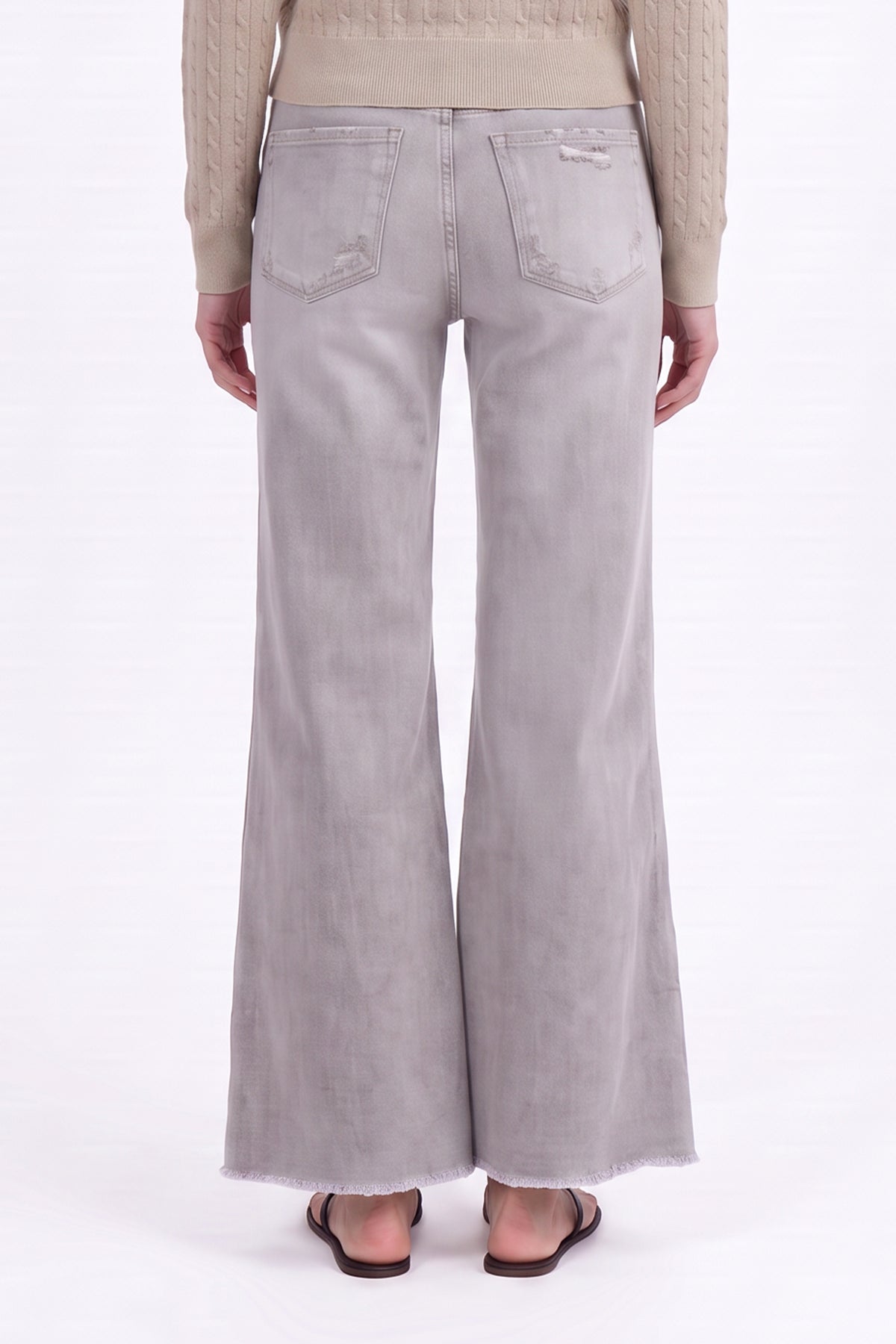 ONESO Comfortable High Rise Wide Leg Jeans