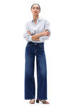 Effortless Coastal Mid Rise Wide Leg Jeans