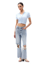 Edgy 90s High Rise Straight Jeans