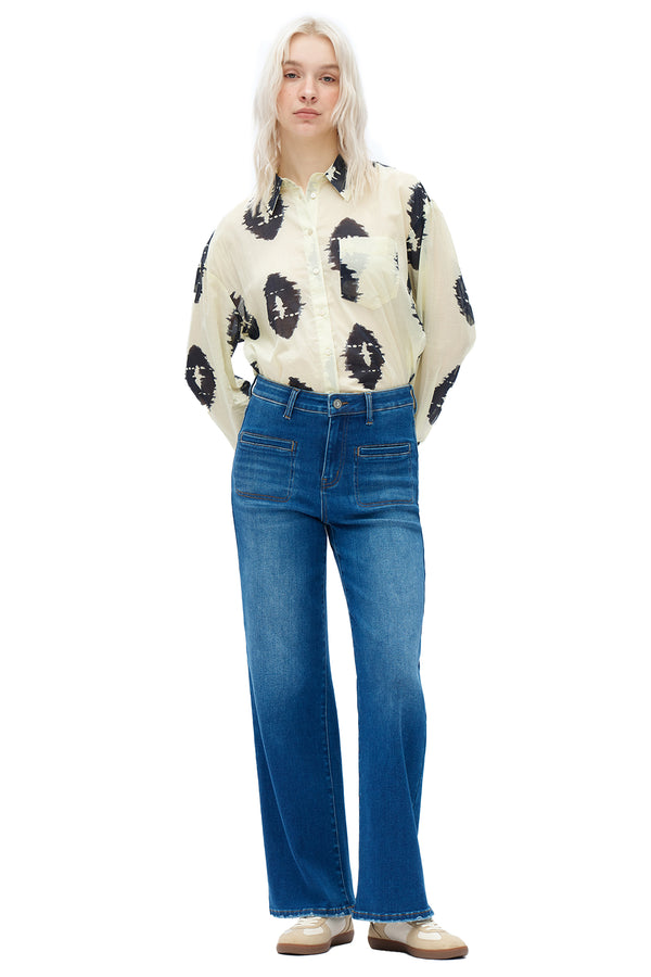 Functional High Rise Straight Jeans