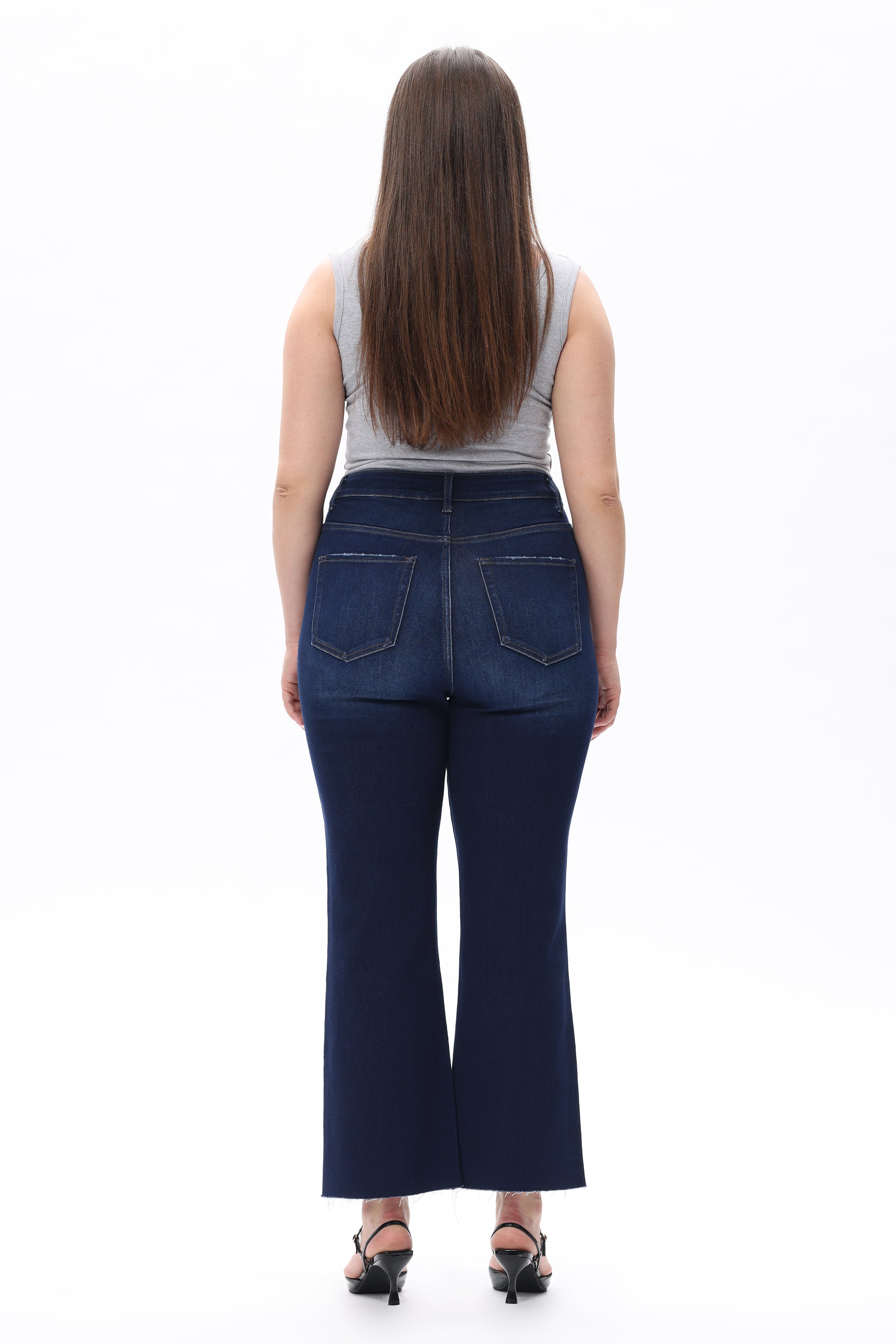 Sleek Americana High Rise Bootcut Jeans